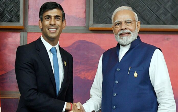 PM Modi Holds Telephone Conversation With UK PM Rishi Sunak